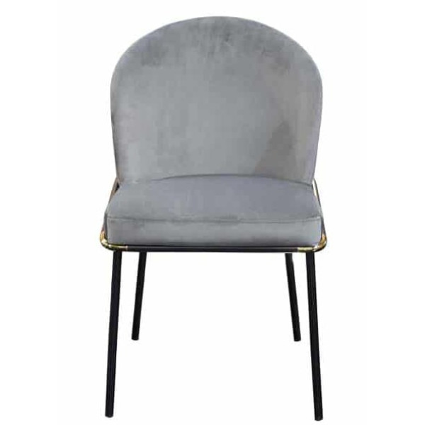 Стул Prestol Милтон Серый Велюр-1