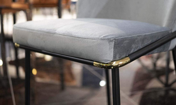 Стул Prestol Милтон Серый Велюр-8