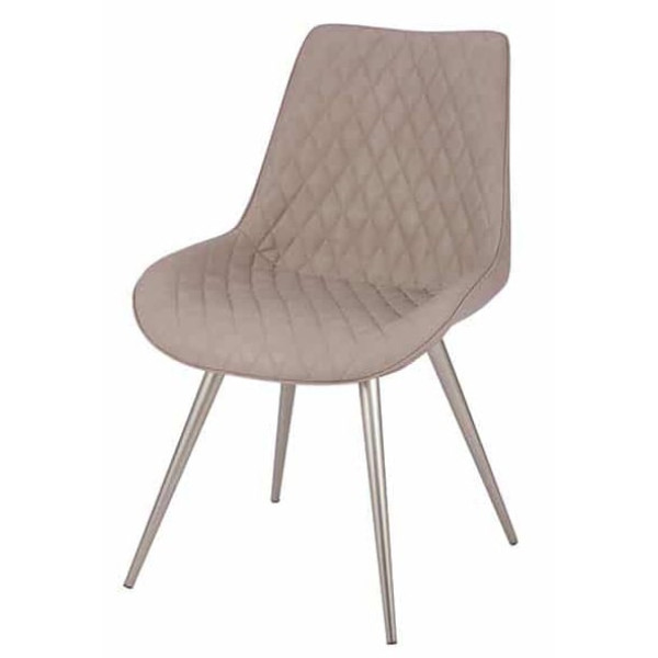 Стілець Prestol Моріс Бежевий хром-0