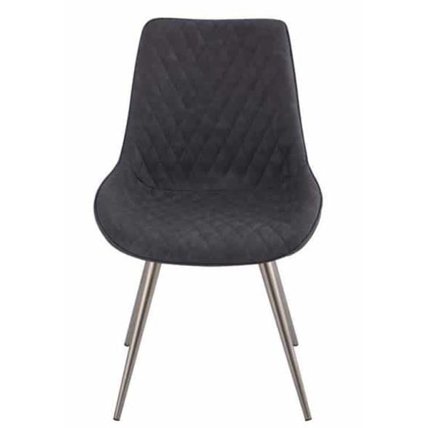 Стул Prestol Морис Серый хром-1