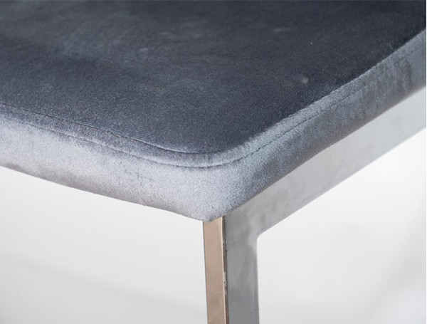 Барний стілець Prestol Прайм Сірий велюр-5