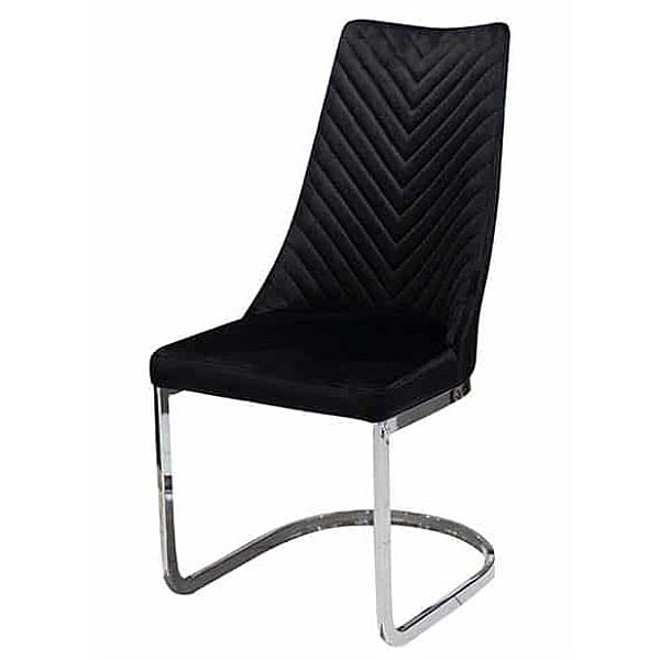 Стілець Prestol Прайм Чорний Велюр-0
