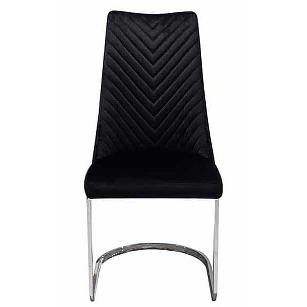 Стілець Prestol Прайм Чорний Велюр-1