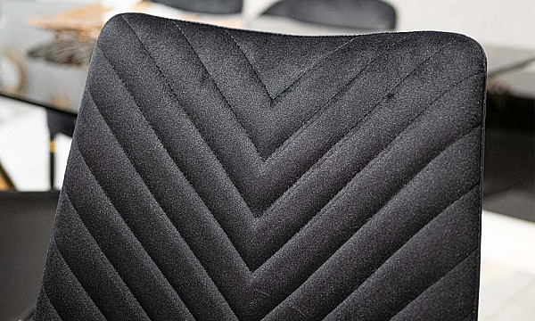 Стілець Prestol Прайм Чорний Велюр-4