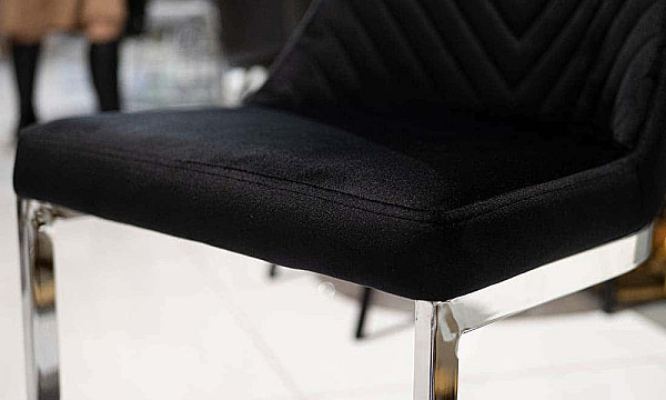 Стілець Prestol Прайм Чорний Велюр-7