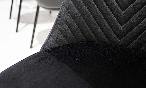 Стілець Prestol Прайм Чорний Велюр-8