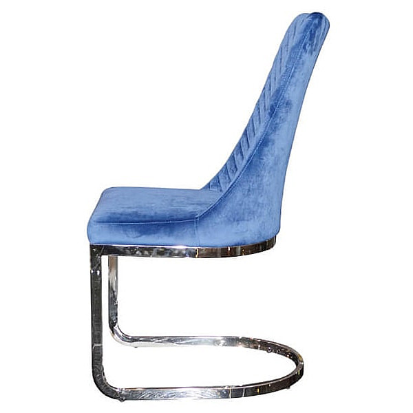 Стілець Prestol Прайм Синій Велюр-2