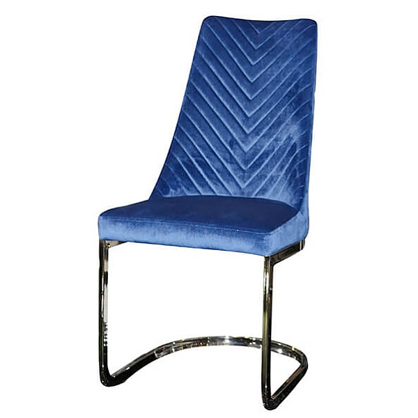 Стілець Prestol Прайм Синій Велюр-0