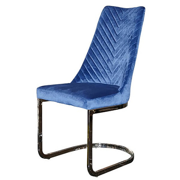 Стілець Prestol Прайм Синій Велюр-1