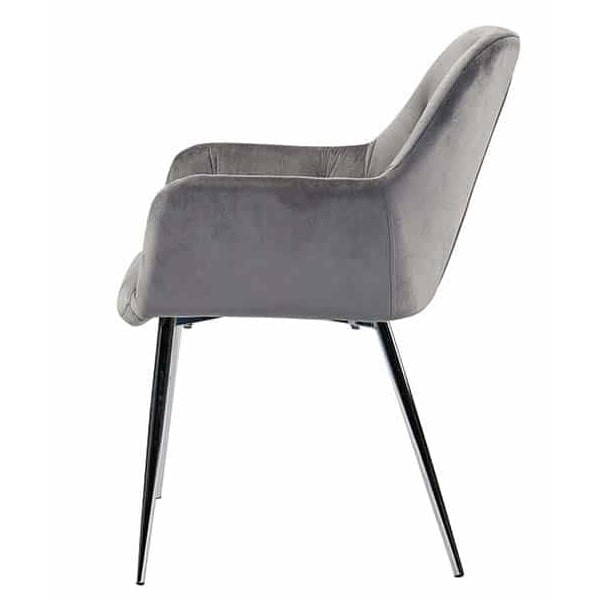 Стул Prestol Рафаель Серый Велюр-2
