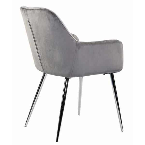 Стул Prestol Рафаель Серый Велюр-3