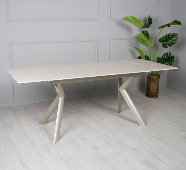 Керамічний стіл розкладний обідній Prestol Давон Бежевий-5