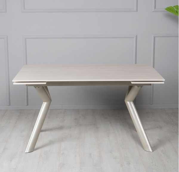 Керамічний стіл розкладний обідній Prestol Давон Бежевий-3