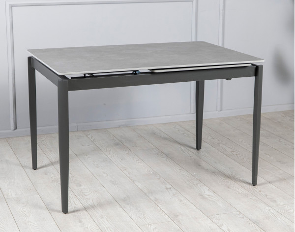 Керамічний стіл розкладний обідній Prestol Хіт Сірий 80х120 (180) см-8