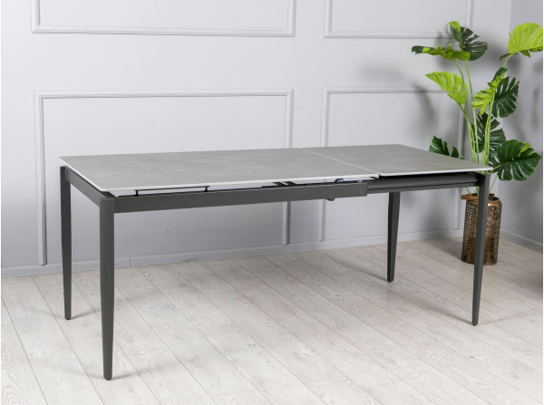 Керамічний стіл розкладний обідній Prestol Хіт Сірий 80х120 (180) см-10