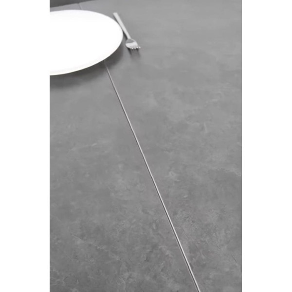 Керамічний стіл розкладний обідній Prestol Лео Чорний 90х180 (296) см-14