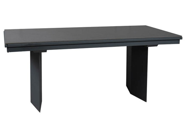Керамічний стіл розкладний обідній Prestol Лео Чорний 90х180 (296) см-10