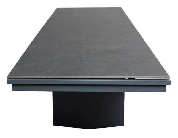 Керамічний стіл розкладний обідній Prestol Лео Чорний 90х180 (296) см-13