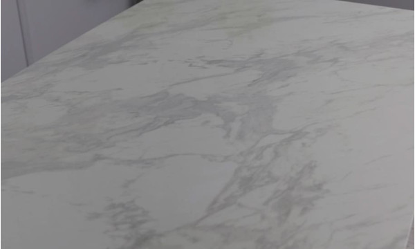 Керамічний стіл розкладний обідній Prestol Рим Білий 90х160 (240) см-8