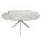 Керамічний стіл розкладний обідній Prestol Асті Білий 110-150 см-1-thumb