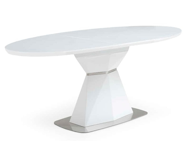 Стіл розкладний обідній Prestol Даймонд Білий 140-180 см-0