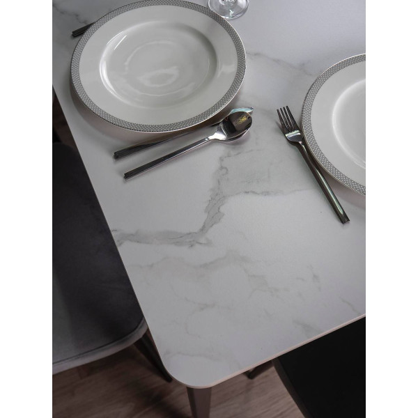 Стол обеденный Prestol Корнер Белый-4