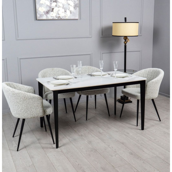 Стол обеденный Prestol Корнер Белый-0