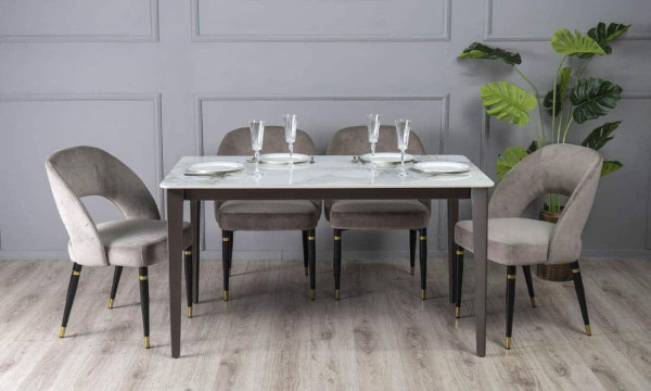 Стол обеденный Prestol Корнер Бежевый-4