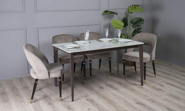 Стол обеденный Prestol Корнер Бежевый-5