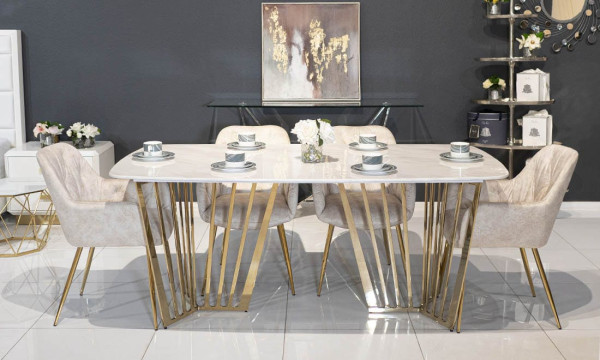 Стіл обідній Prestol Міленіум Білий 180 см-11