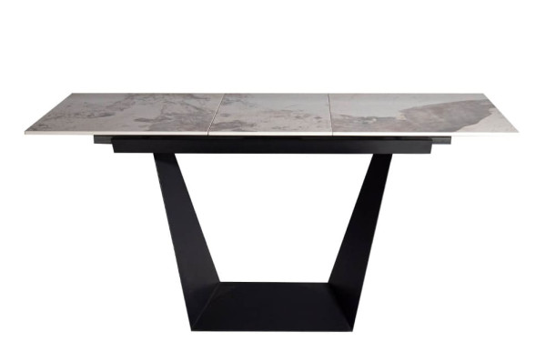 Керамічний стіл розкладний обідній Prestol Пандора Коричневий 120-160 см-0