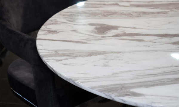 Стіл обідній Prestol Пезаро Білий 110 см-9