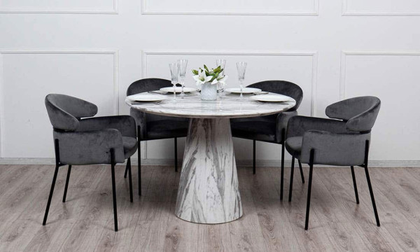 Стіл обідній Prestol Пезаро Білий 110 см-8