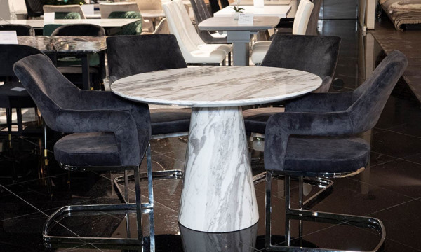 Стіл обідній Prestol Пезаро Білий 110 см-2