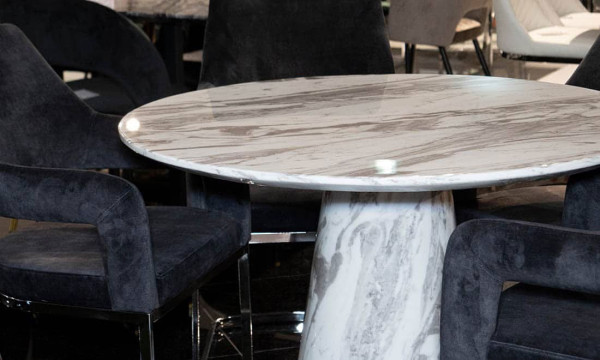 Стіл обідній Prestol Пезаро Білий 110 см-5