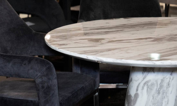 Стіл обідній Prestol Пезаро Білий 110 см-3