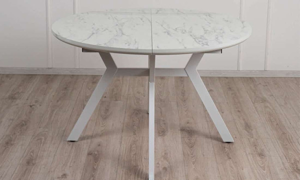 Стол раскладной обеденный Prestol Соната Белый 120-160 см-5