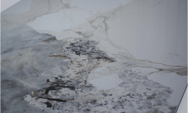 Керамічний стіл обідній Prestol Титан Білий/графіт-12