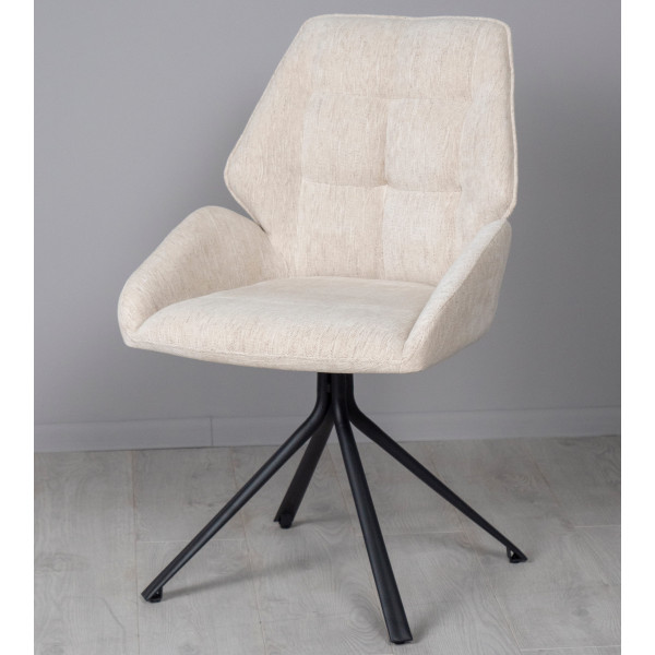 Стул поворотный Prestol Соло Светло-бежевый-0