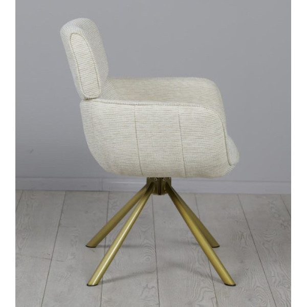 Стул поворотный Prestol Артур Айвори-2