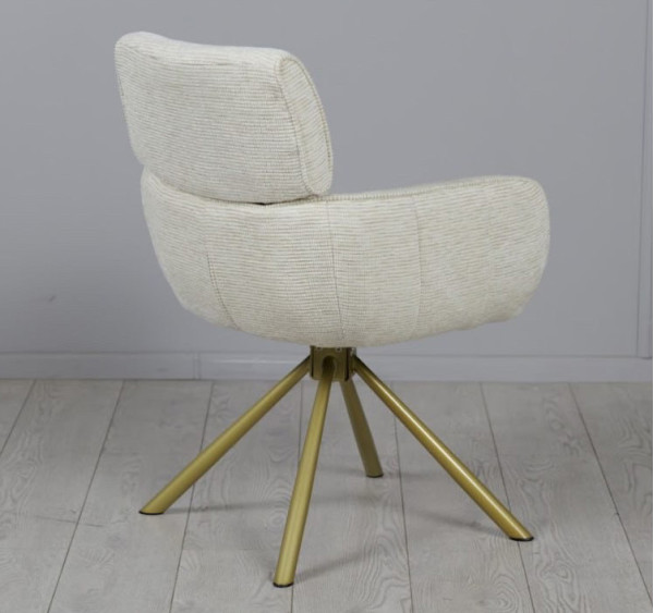 Стул поворотный Prestol Артур Айвори-3