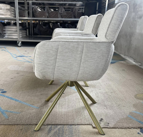 Стул поворотный Prestol Артур Айвори-10