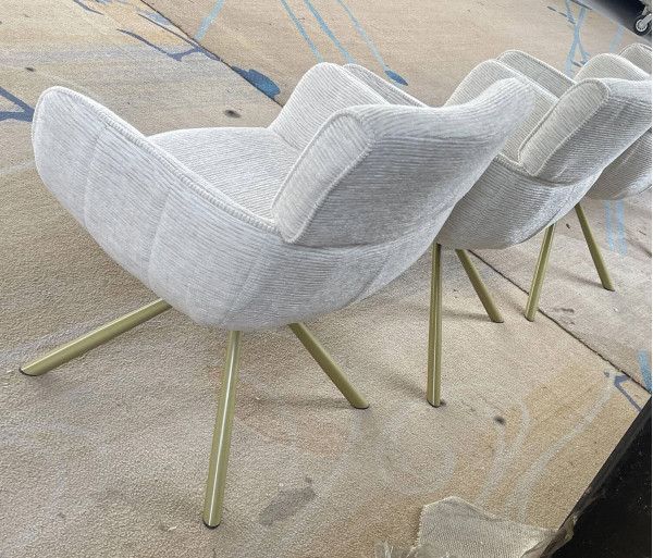 Стул поворотный Prestol Артур Айвори-12