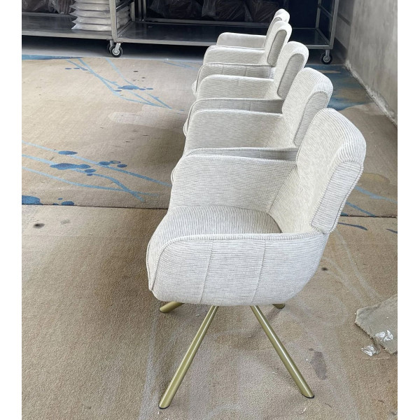 Стул поворотный Prestol Артур Айвори-11