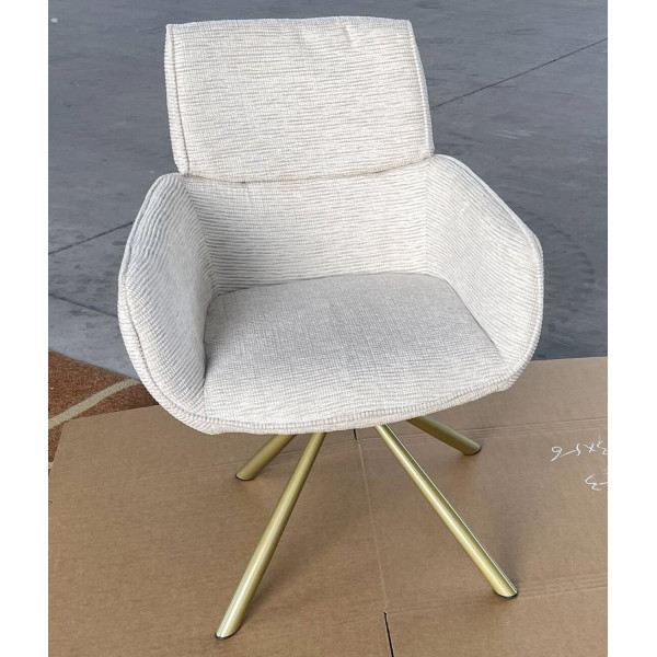 Стул поворотный Prestol Артур Айвори-7