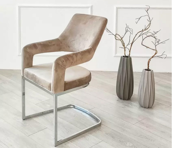 Стул Prestol Берналь Бежевый Велюр-1