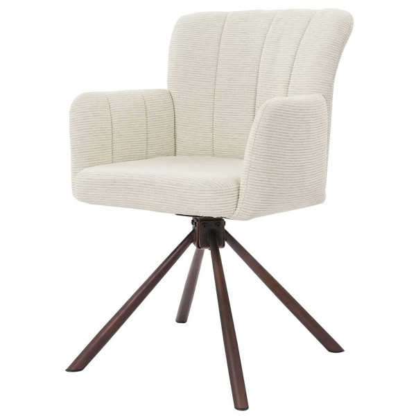 Стул поворотный Prestol Брюгге Молочный-1