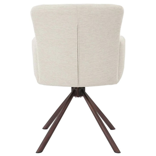 Стул поворотный Prestol Брюгге Молочный-7