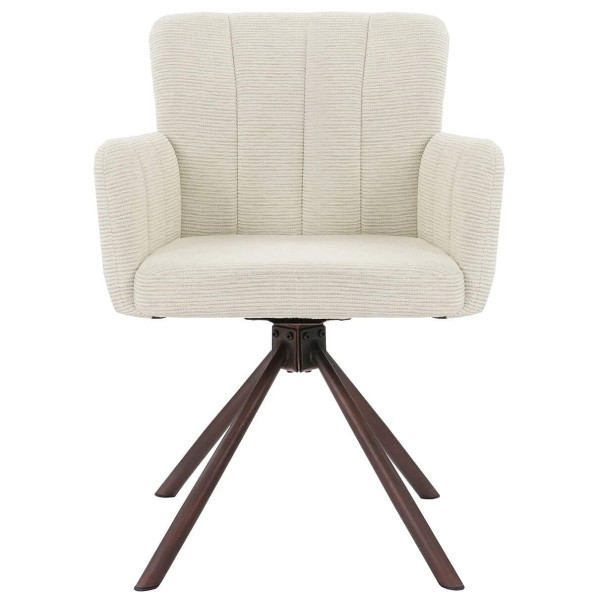 Стул поворотный Prestol Брюгге Молочный-2