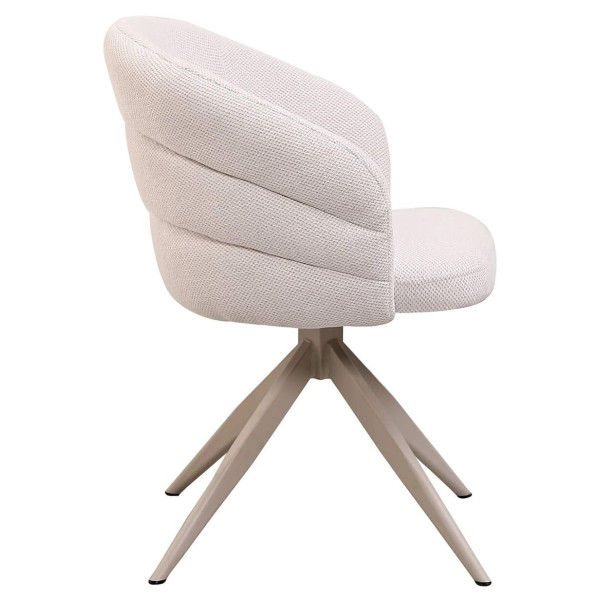 Стілець поворотний Prestol Денс Молочний-3